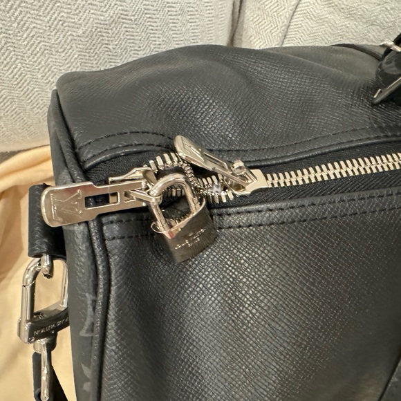 louis vuitton keepall bandouliere bag monogram taigarama 50 - Picture 6 of 10